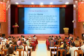 Tập huấn kỹ năng tuyên truyền pháp luật và hòa giải ở cơ sở cho gần 200 học viên