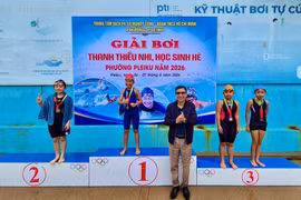 Sôi nổi Giải bơi thanh thiếu nhi, học sinh hè phường Pleiku năm 2026