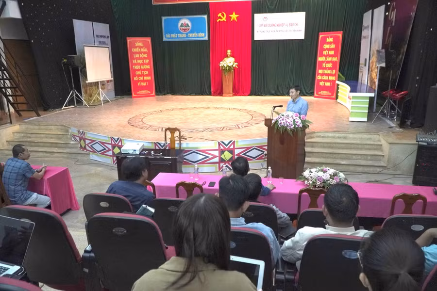 Quang cảnh lớp bồi dưỡng
