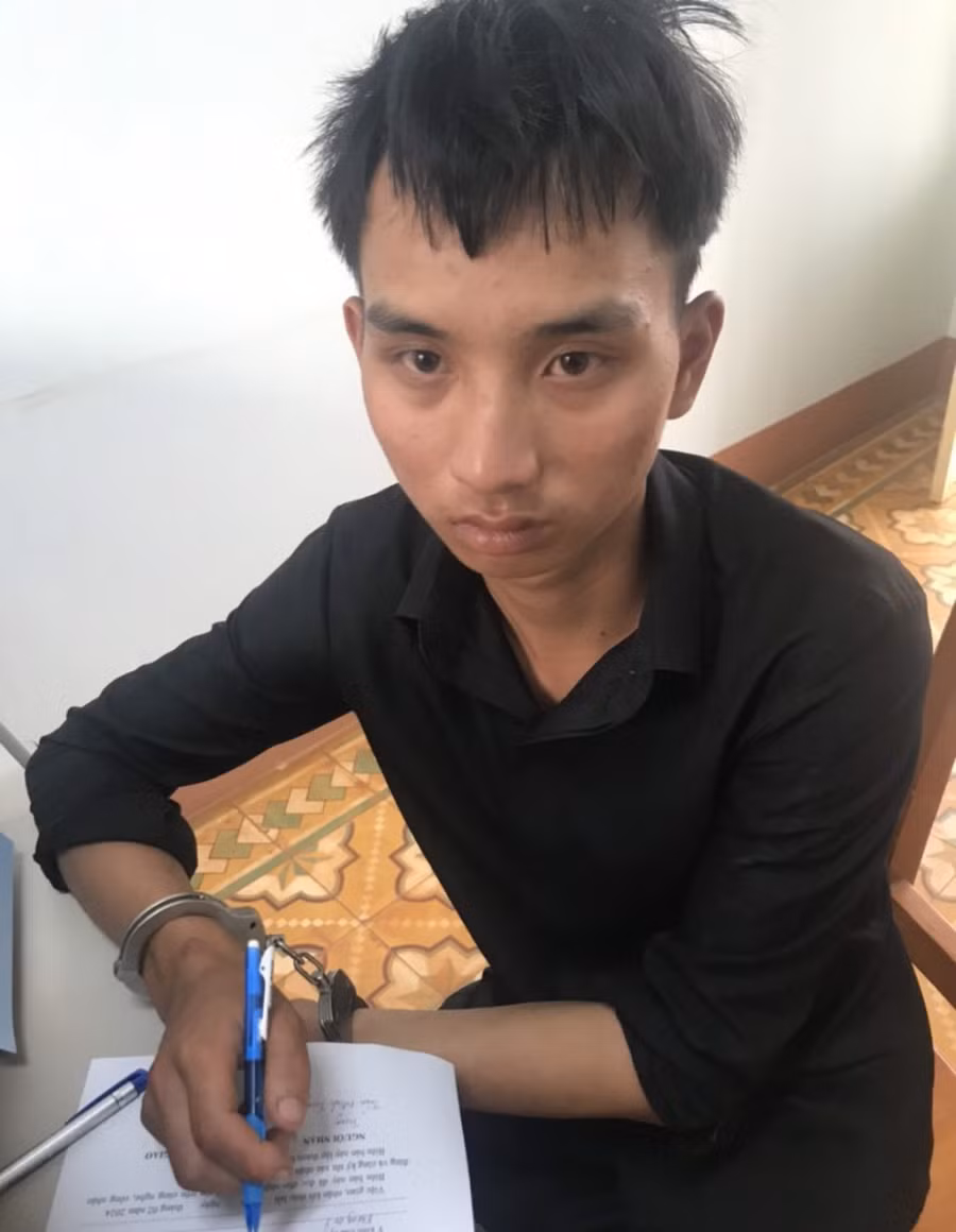 Đối tượng Trần Minh Trung. Ảnh: Công an huyện Đak Đoa