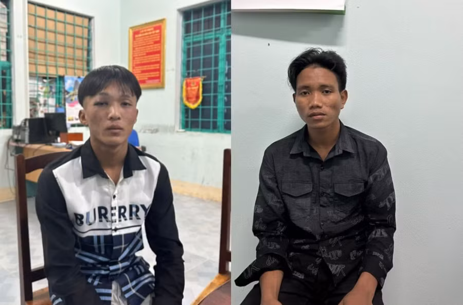 Đối tượng Ksor Lai (bìa trái) và Siu Kuơ.Ảnh: cơ quan Công an Đối tượng Ksor Lai (bìa trái) và Siu Kuơ.Ảnh: cơ quan Công an
