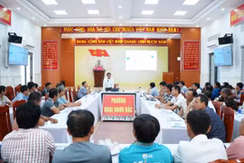 Quang cảnh hội nghị tập huấn, phổ biến quy định pháp luật về thủy sản, phòng chống khai thác IUU.