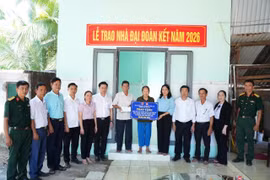 Phường Hoài Nhơn Bắc bàn giao 3 nhà Đại đoàn kết cho hộ có hoàn cảnh khó khăn