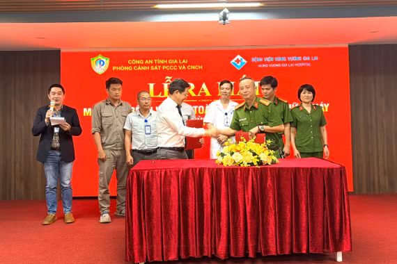 Ra mắt mô hình “Bệnh viện an toàn PCCC” tại Bệnh viện Hùng Vương Gia Lai 