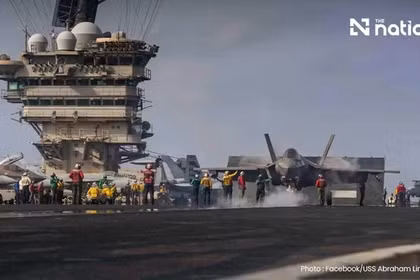 Hơn 5.000 thủy thủ và lính Mỹ sẽ ghé Thái Lan. Ảnh: Facebook/USS Abraham Lincoln