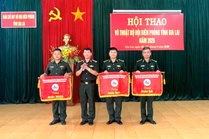 Bế mạc Hội thao võ thuật Biên phòng tỉnh Gia Lai