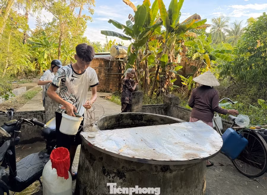 Các thế hệ luôn gìn giữ, bảo tồn giếng cổ
