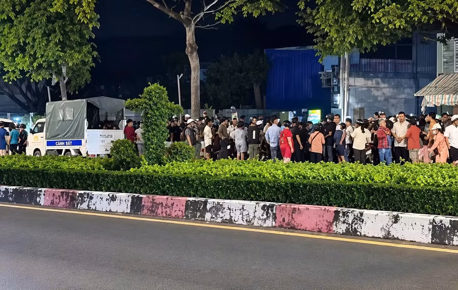 Hiện trường vụ tai nạn tối 14-9.