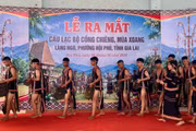 Phường Hội Phú ra mắt Câu lạc bộ Cồng chiêng, múa xoang làng Ngó