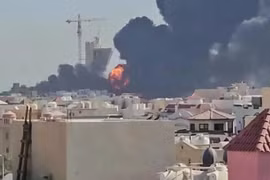 Mỹ không kích Iran đêm thứ 8 liên tiếp. Ảnh: Al Jazeera