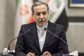 Ngoại trưởng Iran Abbas Araghchi phát biểu tại thủ đô Tehran. Ảnh: IRNA/TTXVN