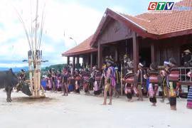 Đặc sắc Lễ "Mừng chiến thắng" của người Bahnar ở làng Đăk Asêl, xã Sơn Lang