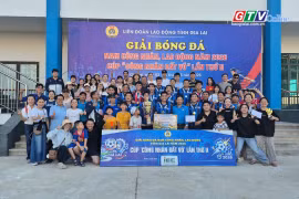 Bế mạc Giải bóng đá nam công nhân, lao động tỉnh Gia Lai năm 2026 Cúp “Công nhân đất võ” lần thứ II 