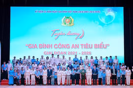 Tuyên dương 58 gia đình Công an tiêu biểu giai đoạn 2021-2026