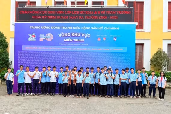 Đội tuyển Tin học trẻ tỉnh Gia Lai tham dự Hội thi Tin học trẻ toàn quốc lần thứ XXXII-năm 2026 khu vực miền Trung. Ảnh: ĐVCC