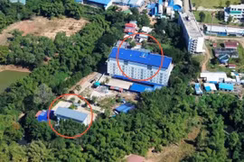 2 tòa nhà nghi là trung tâm lừa đảo ở Campuchia bị Thái Lan tập kích