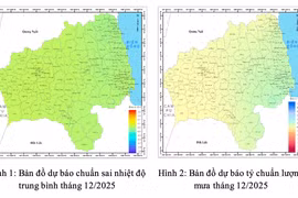 Dự báo trong tháng 12, biển Đông có khả năng đón từ 1-2 cơn bão, áp thấp nhiệt đới