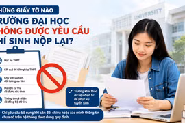 Những giấy tờ nào trường đại học không được yêu cầu thí sinh nộp lại?