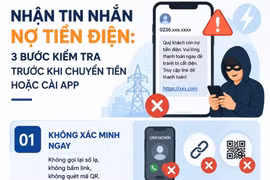 Nhận tin nhắn nợ tiền điện: 3 bước kiểm tra trước khi chuyển tiền hoặc cài app