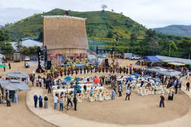 Xã Biển Hồ khai mạc chuỗi sự kiện thuộc Festival cồng chiêng