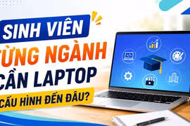 Sinh viên từng ngành thực sự cần laptop cấu hình đến đâu?
