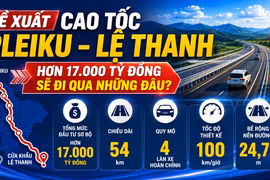 Đề xuất cao tốc Pleiku - Lệ Thanh hơn 17.000 tỷ đồng sẽ đi qua những đâu?