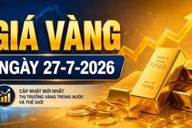 Đầu tuần, giá vàng tăng thêm 1,5 triệu đồng mỗi lượng