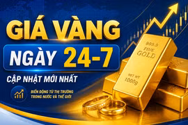 Giá vàng ngày 24-7: Lao dốc không phanh, vàng miếng SJC về dưới mốc 139 triệu đồng