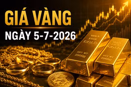 Giá vàng ngày 5-7 đi ngang, giữ ở mức 151,4 triệu đồng/lượng