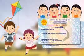 Cấp thẻ căn cước cho trẻ dưới 6 tuổi được thực hiện qua quy trình liên thông điện tử