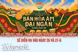 Lễ hội Âm nhạc - Nghệ thuật “Bản hòa âm đại ngàn” sẽ diễn ra ngày 26 và 27-6