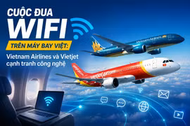 Cuộc đua Wifi trên máy bay Việt: Vietnam Airlines và Vietjet cạnh tranh công nghệ