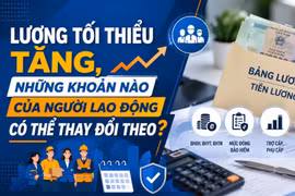 Lương tối thiểu tăng, những khoản nào của người lao động có thể thay đổi theo?