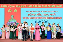 Thí sinh Nguyễn Ngọc Phương Thảo đạt giải nhất Hội thi Báo cáo viên, tuyên truyền viên giỏi tỉnh Gia Lai năm 2026