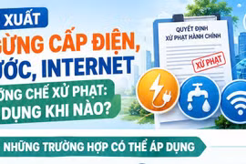Đề xuất ngừng cấp điện, nước, Internet để cưỡng chế xử phạt: Áp dụng khi nào?