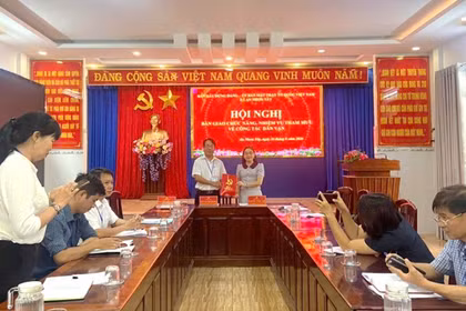 Xã An Nhơn Tây bàn giao chức năng, nhiệm vụ tham mưu về công tác dân vận