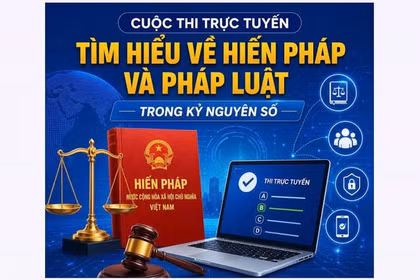 Gia Lai hưởng ứng Cuộc thi trực tuyến tìm hiểu Hiến pháp và pháp luật trong kỷ nguyên số