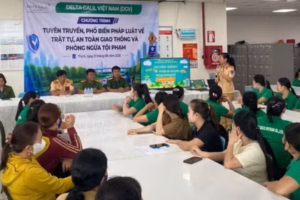 Tuyên truyền pháp luật tại Công ty TNHH Delta Galil