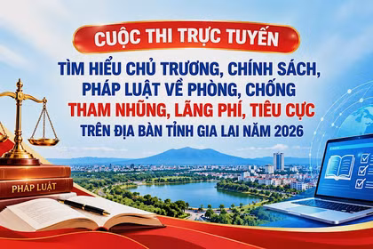 Gia Lai tổ chức thi trực tuyến về phòng, chống tham nhũng, lãng phí, tiêu cực