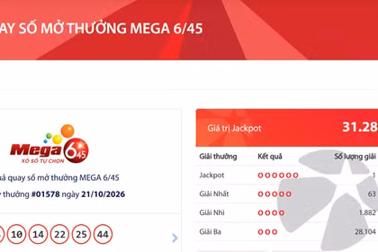 Vietlott có người trúng 31,2 tỷ đồng, Jackpot hơn 177 tỷ đồng chờ chủ nhân
