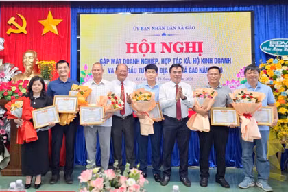 Xã Gào gặp mặt doanh nghiệp, hợp tác xã, hộ kinh doanh