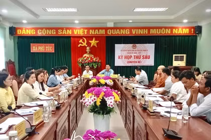HĐND xã Phú Túc điều chỉnh dự toán ngân sách, kế hoạch đầu tư công
