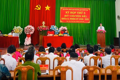Kỳ họp thứ 3 HĐND phường Quy Nhơn Nam thông qua 5 nghị quyết quan trọng