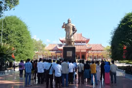 Tượng đài Hoàng đế Quang Trung tại Bảo tàng Quang Trung (xã Tây Sơn, tỉnh Gia Lai) - biểu tượng nhắc nhớ cuộc hành quân thần tốc mùa xuân Kỷ Dậu 1789. Ảnh: Ngọc Nhuận