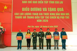 Xã Phú Túc hoàn thành diễn tập tác chiến trong khu vực phòng thủ năm 2026