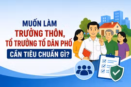 Muốn làm trưởng thôn, tổ trưởng tổ dân phố cần tiêu chuẩn gì?