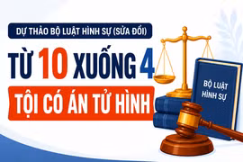 Dự thảo Bộ luật Hình sự (sửa đổi): Từ 10 xuống 4 tội có án tử hình
