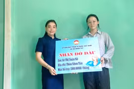 Xã An Nhơn Tây nhận đỡ đầu sinh viên mồ côi có hoàn cảnh khó khăn
