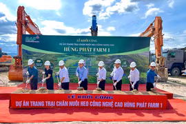Khởi công trang trại chăn nuôi heo công nghệ cao tại xã Pờ Tó