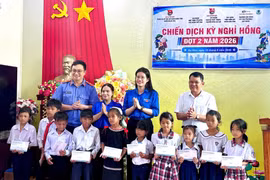 Đoàn cơ sở các cơ quan Đảng tỉnh Gia Lai tổ chức Chiến dịch Kỳ nghỉ hồng tại xã An Hòa
